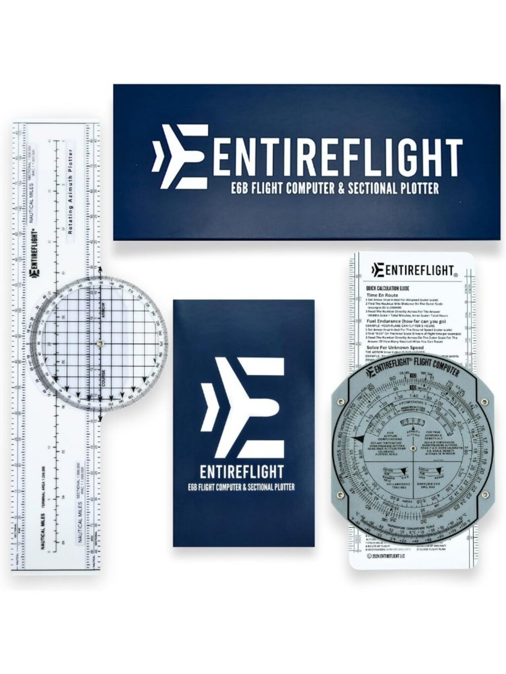 E6B Flight Computer & Aviation Plotter - Essential Pilot Accessories for IFR/VFR